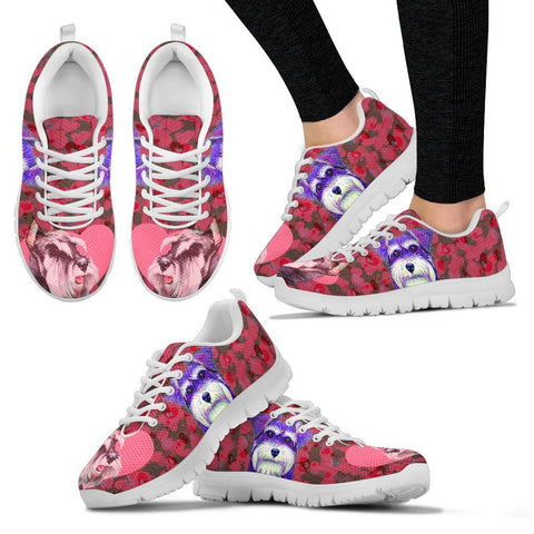 Valentine's Day Special-Miniature Schnauzer Dog Print Running Shoes For Women-Free Shipping