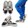 Amazing Pug Print Slip Ons For Kids-Express Shipping