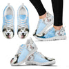 Laughing Alaskan Malamute Print Sneakers For Women- Free Shipping-For 24 Hours Only