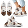 Cute Chocolate Labrador Retriever Print Running Shoes For Kids- Free Shipping