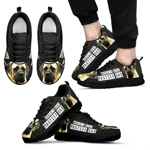 'World's Best Mastiff Dad' Running Shoes For Men-Father's Day Special
