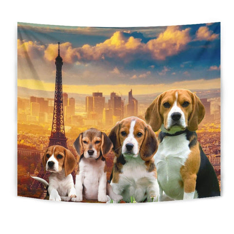 Lovely Beagle Dog Print Tapestry-Free Shipping