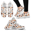 Labrador In Tricolor Pattern Print Sneakers For Women- Express Shipping