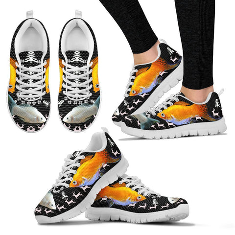 Molly Fish (Poecilia vetiprovidentiae) Print Christmas Running Shoes For Women- Free Shipping