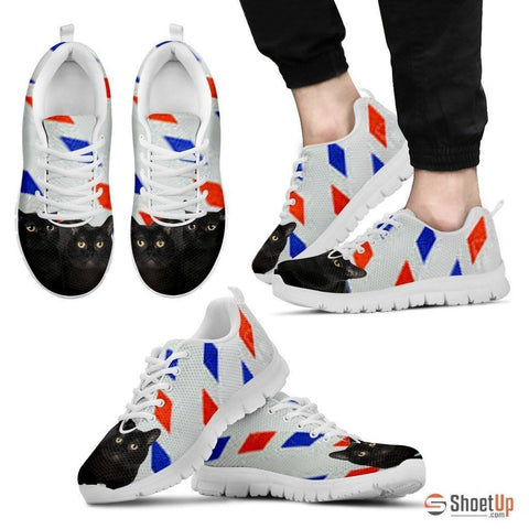 Bombay Cat Print Running Shoes For Men-Free Shipping