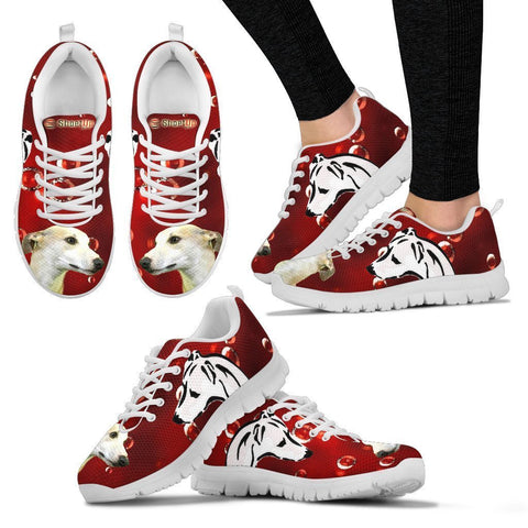 Whippet On Red-Women's Running Shoes-Free Shipping