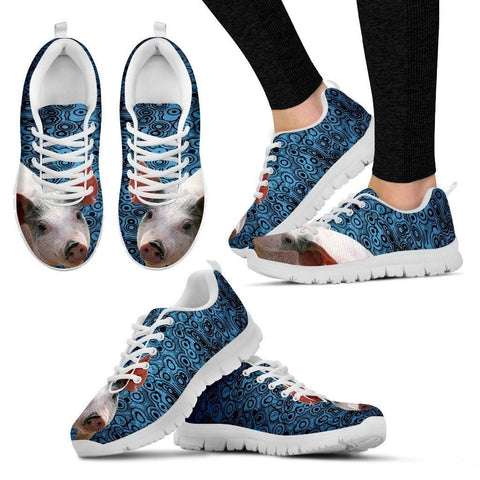 Blue Pig Running Shoes For Women-Free Shipping