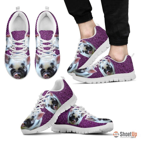 Violet Pig Running Shoes For Men-Free Shipping Limited Edition