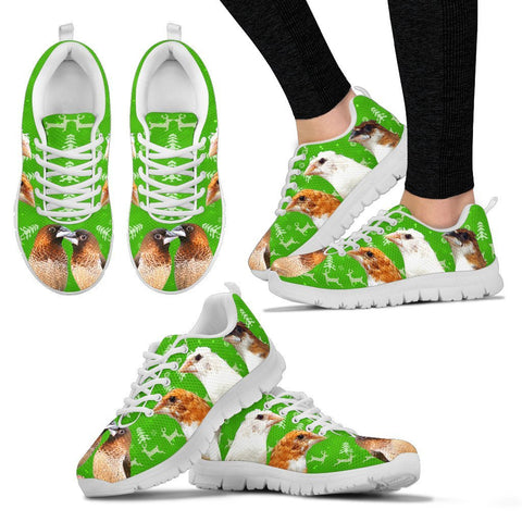 Society Finch (Bengalese Finch) Bird Christmas Running Shoes For Women- Free Shipping