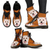 West Highland White Terrier Print Boots For Women-Express Shipping