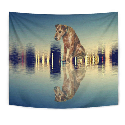 Amazing Irish Terrier Dog Print Tapestry-Free Shipping