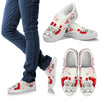 Valentine's Day Special Maltese Dog Print Slip Ons For Women- Free Shipping