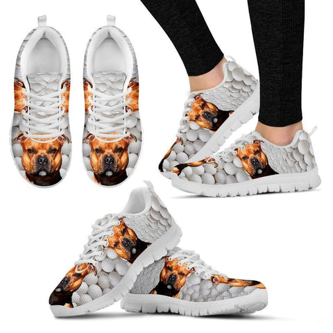 Awesome Dog Print Running Shoes For Women-Express Shipping-Designed By Camilla Sanner