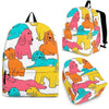 English Cocker Spaniel Dog Print Backpack-Express Shipping