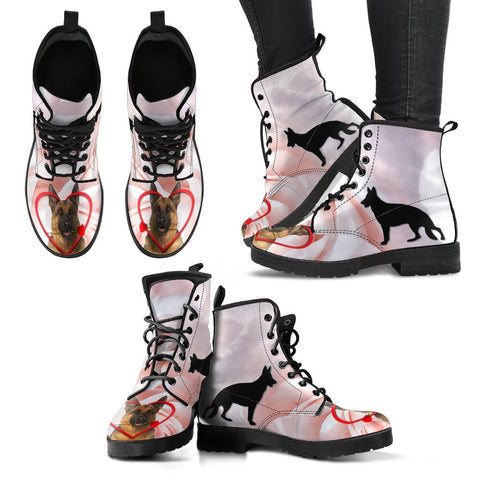 Valentine's Day Special German Shepherd Print Boots For Women-Free Shipping