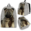 Norwegian Elkhound Dog Print Backpack-Express Shipping