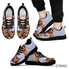 Abyssinian Cat Print (White/Black) Running Shoes For Men-Free Shipping