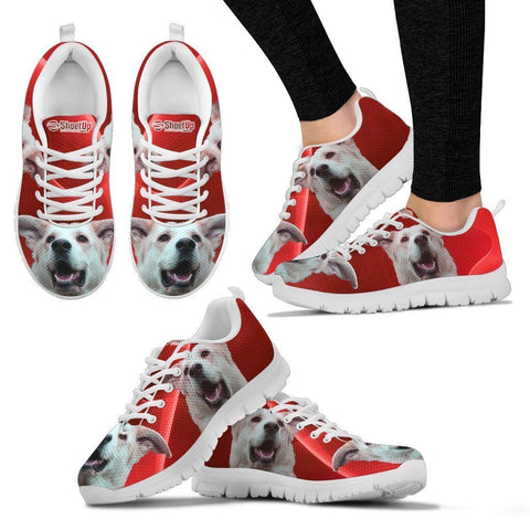 Customized Dog Print Running Shoes For Women-Express Shipping- Designed By Maria Chambers