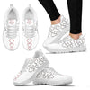 Valentine's Day Special Heart Print Running Shoes For Women- Free Shipping