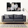 Persian cat Print-5 Piece Framed Canvas- Free Shipping