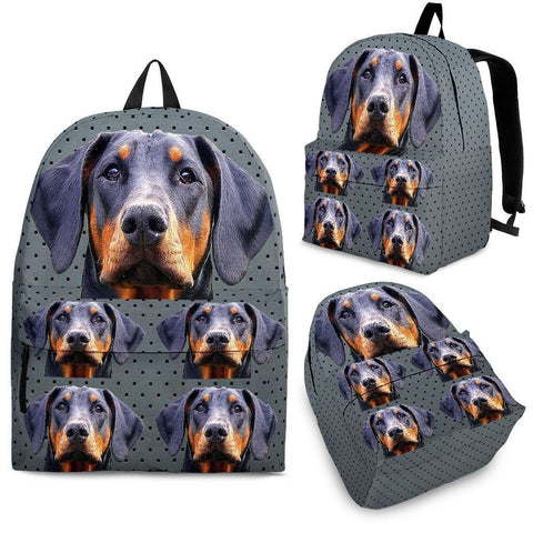 Doberman Pinscher Dog Print Backpack-Express Shipping