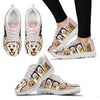 Unique Golden Retriever Collage Print Running Shoes For Women- Free Shipping