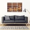 Bordeaux Mastiff Print- Piece Framed Canvas- Free Shipping