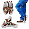 American Staffordshire Terrier Print Slip Ons For Kids-Express Shipping
