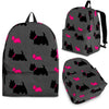 Scottish Terrier Dog Print Backpack-Express Shipping