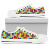 Autism Symbol Low Top Canvas Shoes For Men- Free Shipping