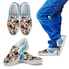 Siberian Husky In 'Eight Below' Movie Style Print Slip Ons For Kids- Express Shipping