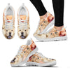 Cute Chow Chow Print Sneakers For Women- Free Shipping-For 24 Hours Only