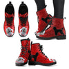 Valentine's Day Special Poodle On Red Print Boots For Women-Free Shipping