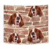 Irish Red and White Setter Print Tapestry-Free Shipping