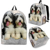 Bearded Collie Print Backpack- Express Shipping