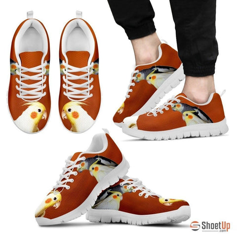 Cockatiel Parrot Print Running Shoes For Men-Free Shipping