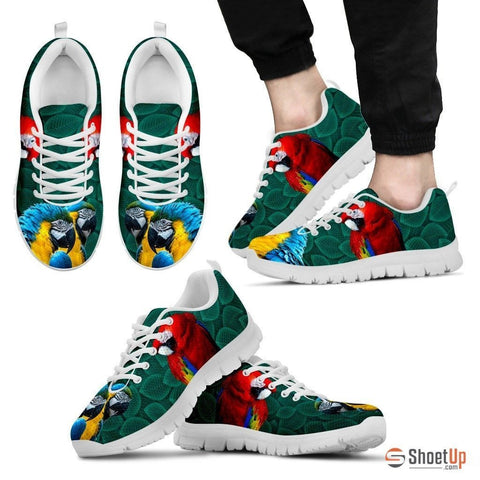 Scarlet Macaw Parrot Running Shoes For Men-Free Shipping Limited Edition