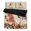 Beagle In Group Bedding Set- Free Shipping