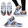 Amazing Boston Terrier Halloween Print Sneakers For Kids- Free Shipping