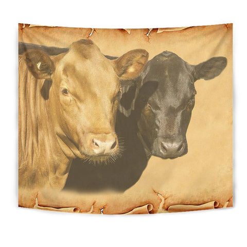 Dexter Cattle (Cow) Art Print Tapestry-Free Shipping