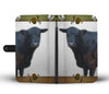 Galloway Cattle (Cow) Print Wallet Case-Free Shipping