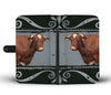 Maine Anjou Cattle (Cow) Print Wallet Case-Free Shipping