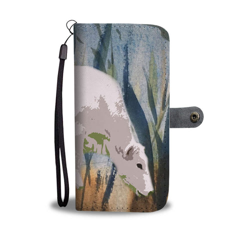 Chianina Cattle (Cow) Print Wallet Case-Free Shipping