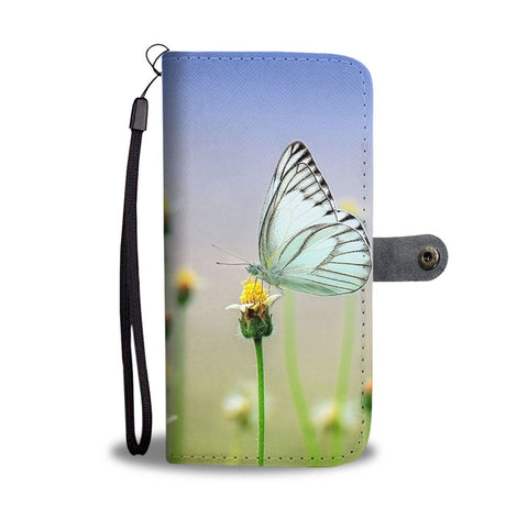 Lovely Butterfly Print Wallet Case-Free Shipping