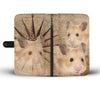 Amazing Golden Hamster Print Wallet Case-Free Shipping