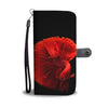 Red Siamese Fighting Fish (Betta Fish) Print Wallet Case-Free Shipping