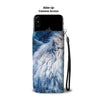 Snowy Lion Print Wallet Case-Free Shipping