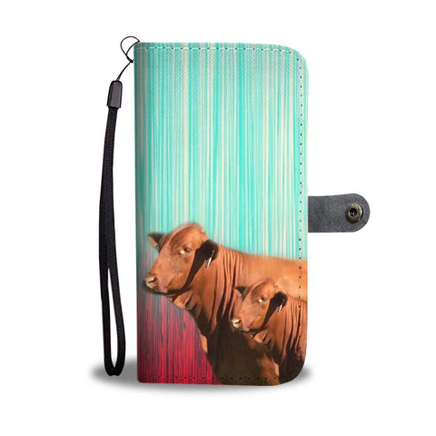 Beefmaster Cattle (Cow) Print Wallet Case-Free Shipping