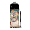 Lovely American Bobtail Cat Print Wallet Case-Free Shipping