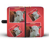 Hereford Cattle (Cow) Print Wallet Case-Free Shipping